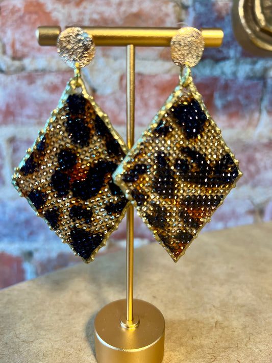 Diamond leopard bling