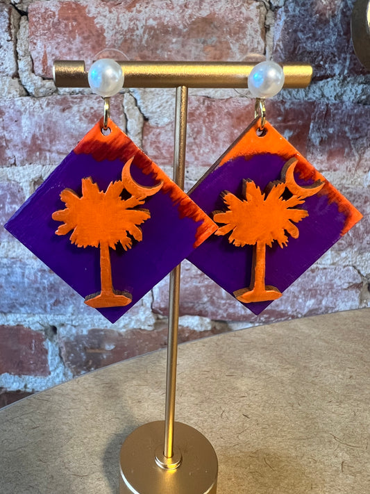 Clemson inspired Palmetto tree ￼